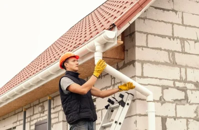 Pose et remplacement de gouttières à Grand-Aigueblanche
